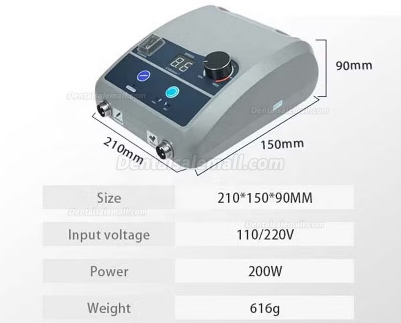 AT-CM-031 Brushless Dental Lab Micromotor with 50000RPM Handpiece